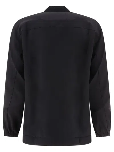 Shop Gr10 K Wool Panelled Jacket In Black