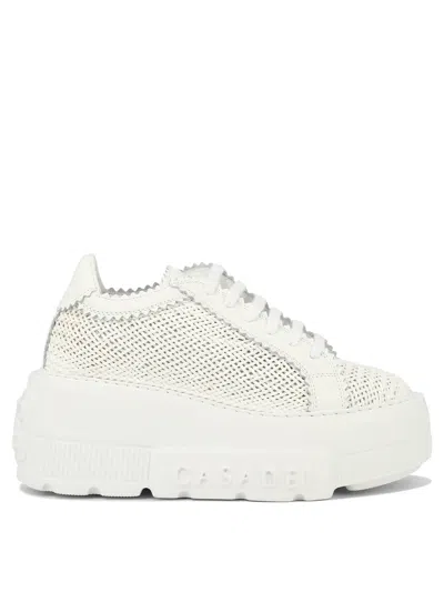 Shop Casadei "nexus Hanoi" Sneakers In White