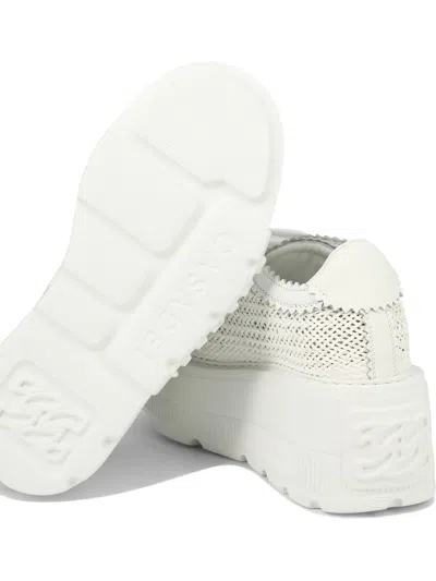 Shop Casadei "nexus Hanoi" Sneakers In White
