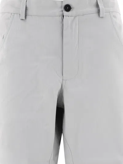 Shop Gr10 K "tech Canvas" Trousers In Grey