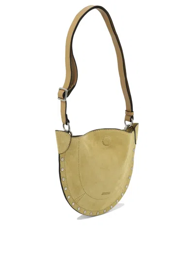 Shop Isabel Marant "mini Moon Soft" Shoulder Bag In 浅褐色的