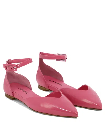 Shop Halmanera "lyn 65" Ballet Flats In Pink