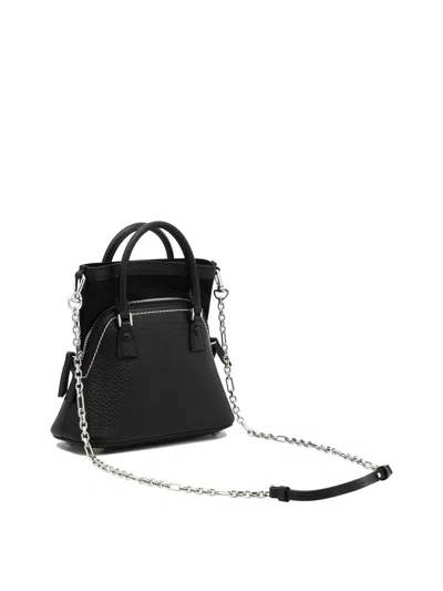 Shop Maison Margiela "5 Ac Micro" Shoulder Bag In 黑色的
