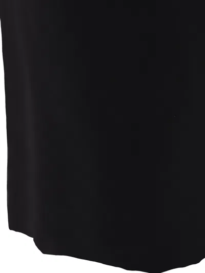 Shop Max Mara Sportmax "aceti" Double Layered Skirt In Black