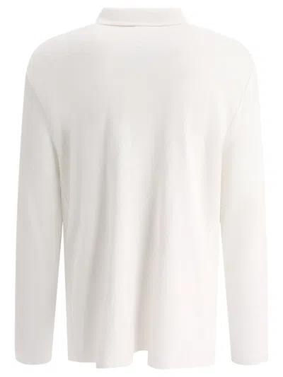 Shop Lardini Overshirt With Chest Pockets In White