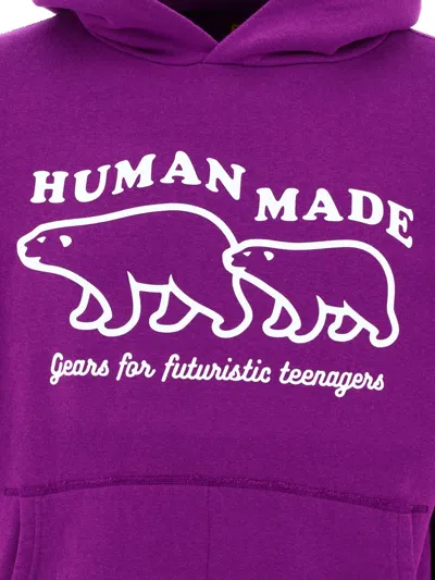 Shop Human Made "tsuriami" Hoodie In Purple