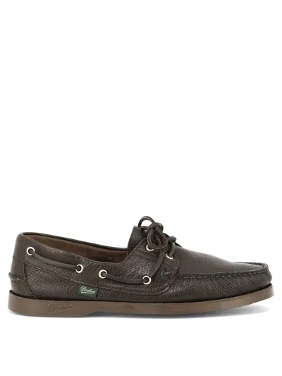 Shop Paraboot "barth" Boat Loafers In Brown