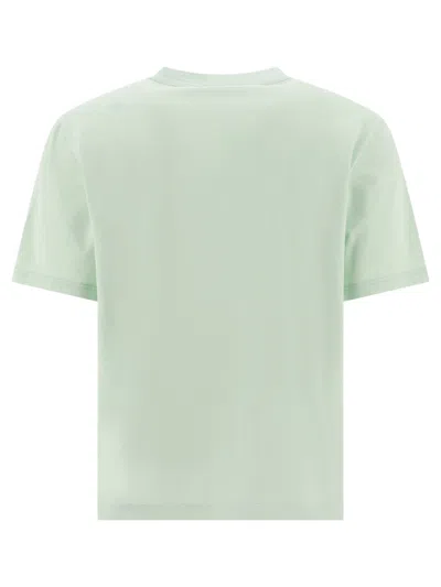 Shop Palm Angels "logo" T Shirt In Green