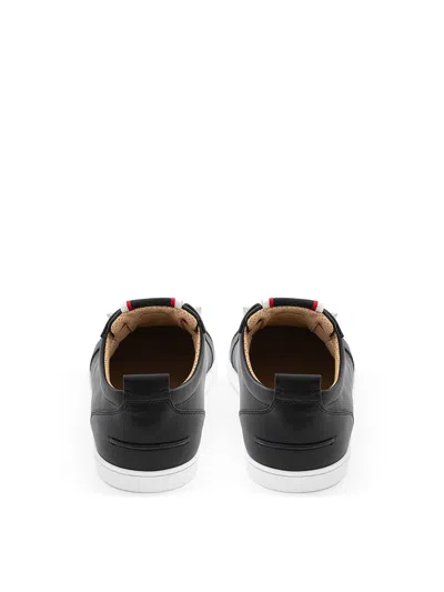 Shop Christian Louboutin F.a.v Fique A Vontade Sneaker In Black Men's Leather