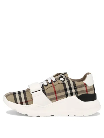 Shop Burberry "new Regis" Sneakers