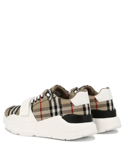 Shop Burberry "new Regis" Sneakers