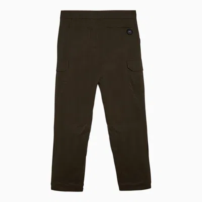 Shop Canada Goose Military Green Trousers In Technical Fabric