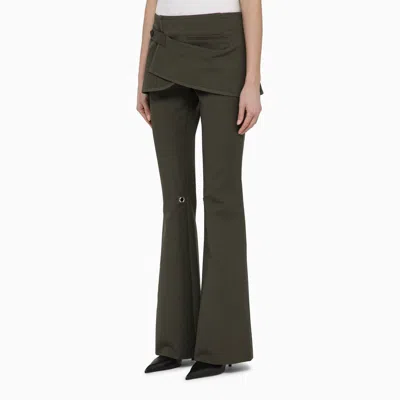 Courrèges Modular Overskirt Bootcut Pants
