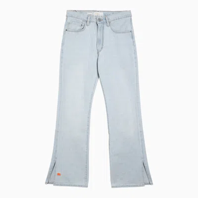 Shop Erl Levi's X  Light Blue Flared Jeans