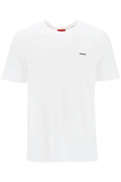 Shop Hugo Oversized Dero T Shirt With Logo