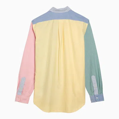Shop Polo Ralph Lauren Multicoloured Patchwork Oxford Shirt