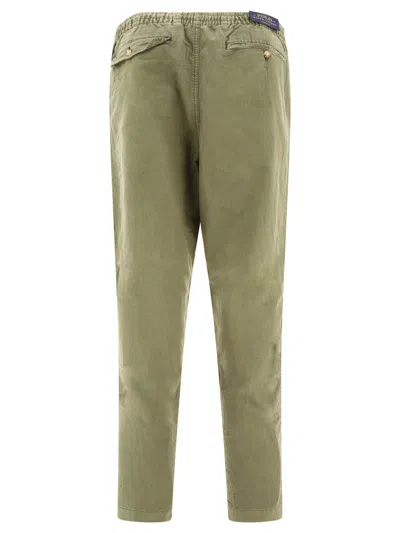 Shop Polo Ralph Lauren Trousers With Drawstring