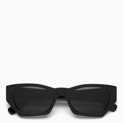 Shop Retrosuperfuture Amata Black Sunglasses