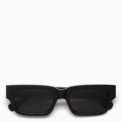 Shop Retrosuperfuture Roma Black Sunglasses