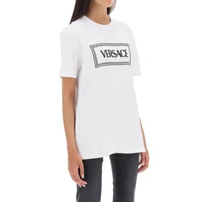Shop Versace Logo T Shirt