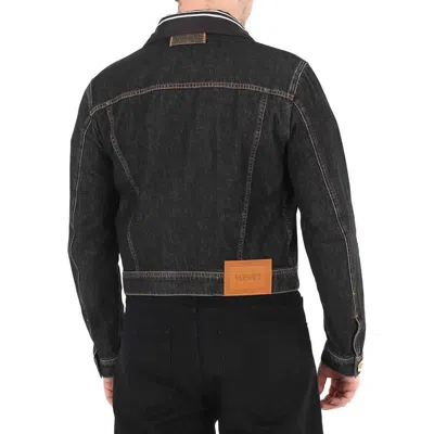 Versace Medusa Motif Denim Jacket Men