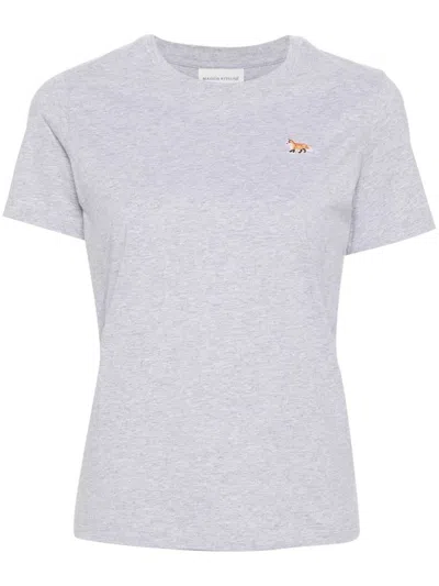 Shop Maison Kitsuné T-shirts & Tops In Gray