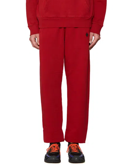 Shop Marcelo Burlon County Of Milan Marcelo Burlon Pants In Red