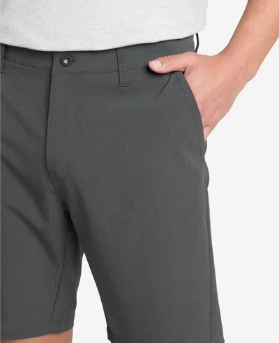 Shop Kenneth Cole Performance Tech Short Pant In Dark Grey