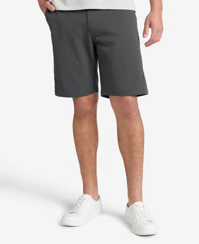 Shop Kenneth Cole Performance Tech Short Pant In Dark Grey