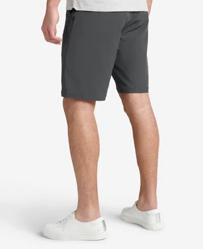 Shop Kenneth Cole Performance Tech Short Pant In Dark Grey