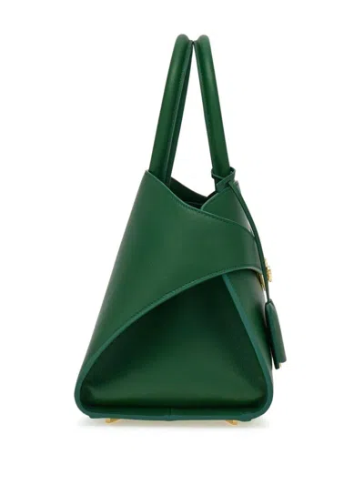 Shop Ferragamo Women Hug Handbag In Green