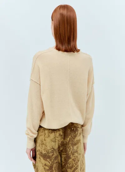 Shop Lemaire Women Lightweight Sweater In Cream