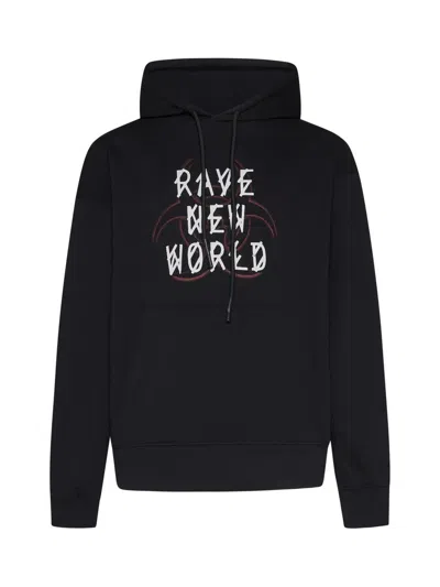 Shop M44 Label Group 44 Label Group Sweaters In Black + Rave Skull