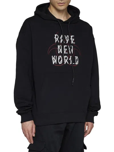 Shop M44 Label Group 44 Label Group Sweaters In Black + Rave Skull