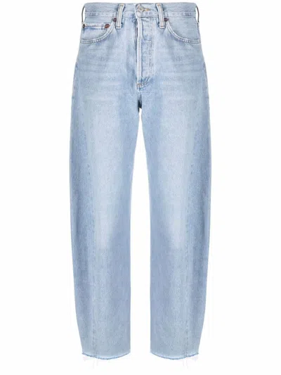 Shop Agolde 'luna' Jeans In Blue
