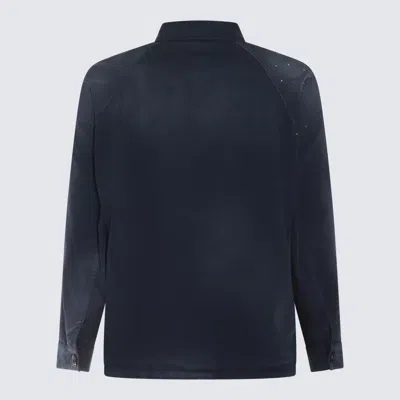 Shop Altea Blue Denim Cotton Casual Jacket