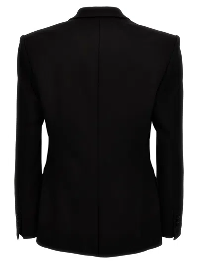 Shop Balmain Jackets And Vests In Black