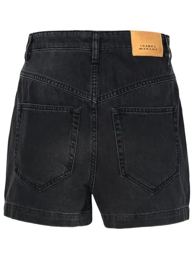 Shop Isabel Marant Étoile Marant Etoile Shorts In Faded Black