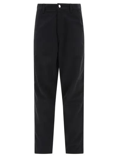 Shop Carhartt Wip "simple" Trousers In Black