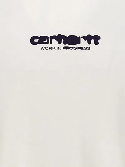 Shop Carhartt Wip 'ink Bleed' Sweatshirt In White
