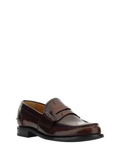 Shop Church's Loafers In Tabac