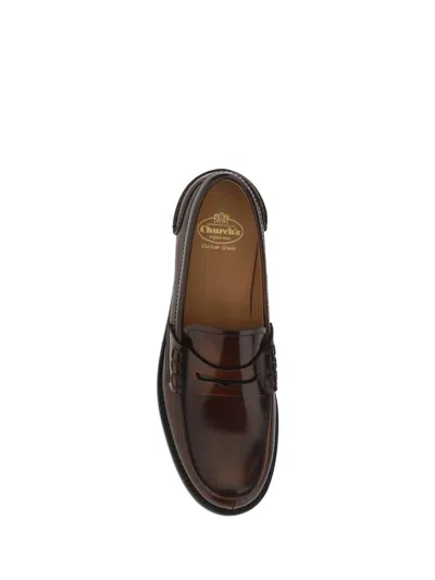 Shop Church's Loafers In Tabac