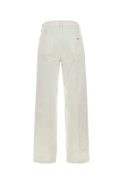 Shop Emporio Armani Jeans In White