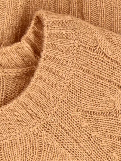 Etro Cable-knit Cashmere Sweater In Beige