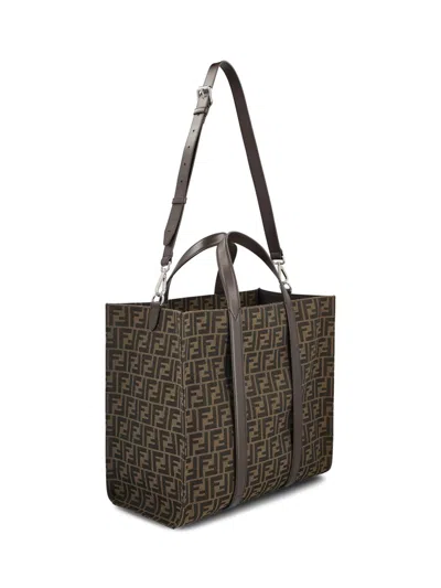 Shop Fendi Handbags In Tab.mr+ebano+p