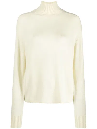 Shop Forte Forte Forte_forte Cashmere Wool Turtle Neck Sweater Clothing In Nude & Neutrals