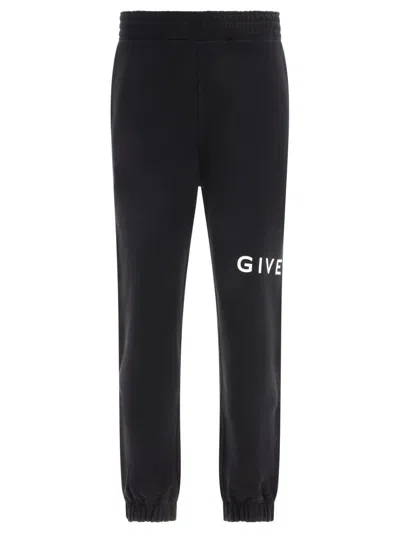 Shop Givenchy " Archetype" Joggers In Black