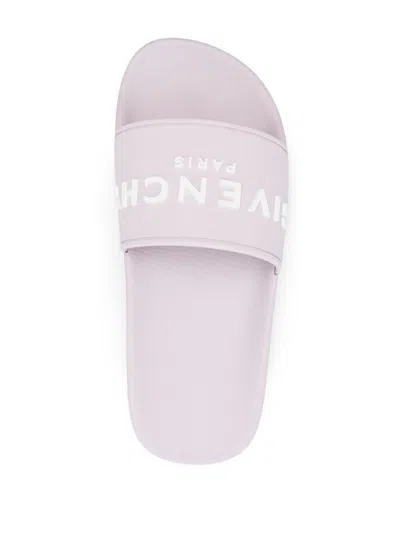 Shop Givenchy Sandals In Soft Lilac