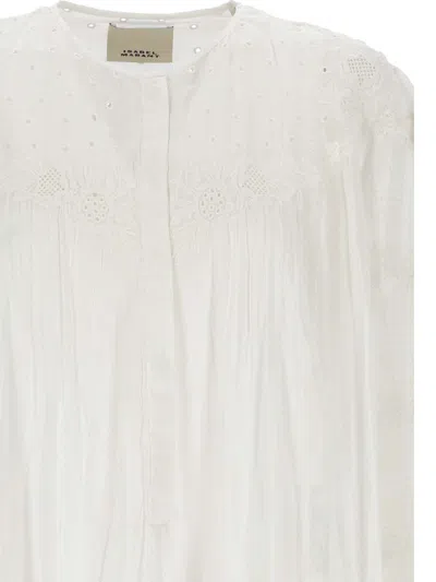 Shop Isabel Marant 'gyliane' Dress In White