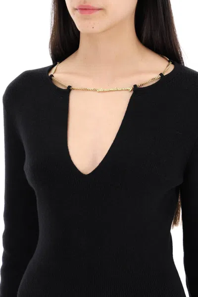 Shop Alexander Wang "chain Detail Pullover Sweater
